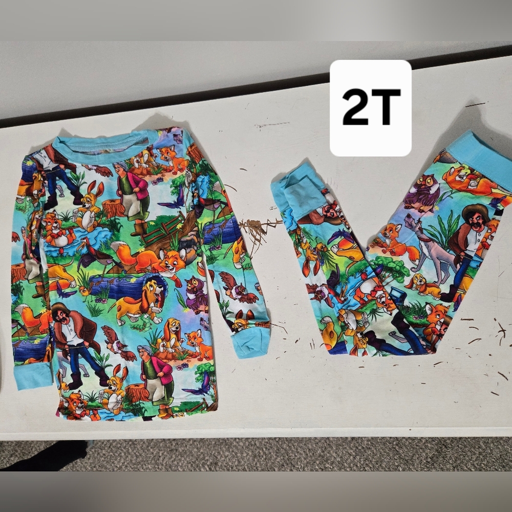 Fox And The Hound Bamboo Pjs